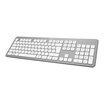 Hama Tastatur KW-700 kabellos Silber/Weiß