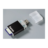 Hama USB-3.0-UHS-II-Kartenleser, SD, Alu, Anthrazit