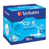 Verbatim CD-R 800MB, 90Min., Jewel Case, Datalife Extra, 10er Packung