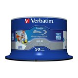Verbatim BD-R 25GB 6x 50er Speed Spindel Wide Inkjet printable