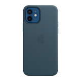 Apple Leder Case mit MagSafe für iPhone 12 Pro Baltischblau