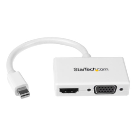 StarTech.com Mini-DisplayPort zu VGA / HDMI Konverter Weiß