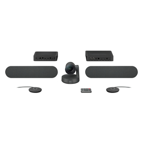 Logitech Rally Plus Kit für Videokonferenzen 4K Ultra HD HDMI USB DC schwarz