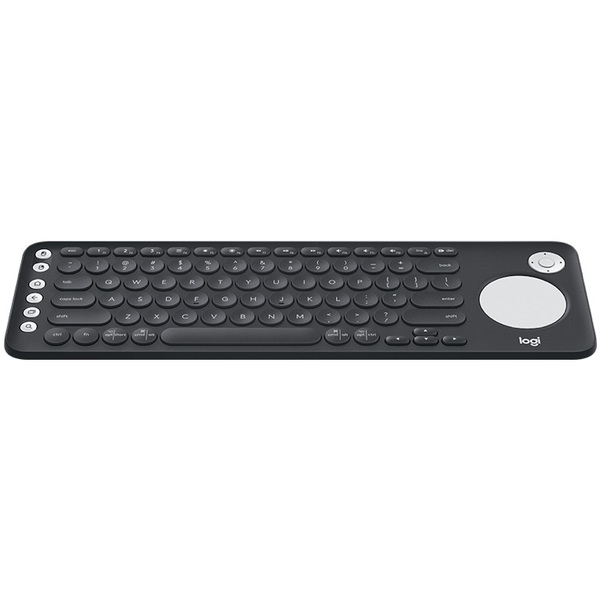 Logitech K600 TV Tastatur mit Touchpad D-pad wireless Bluetooth Deutsch QWERTZ Graphite Weiß